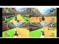 Mario Kart 8 Deluxe Yuzu EA 1250 4 player splitscreen