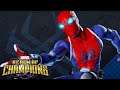 Marvel Realm Of Champions - All Battle Fights Gameplay Spiderman