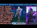 SCRIPT SKIN GUSION COLLECTOR NIGHT OWL FULL EFFECT AND VOICE NO PASSWORD TERBARU - PATCH FLORYN