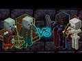 Vindicator + Pillager vs Wither Skeleton + Skeleton - Minecraft Mob Battle 1.16.4