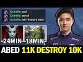 ABED 11K destroy 10k MMR 2 Games in a Row — Fast Game No Mercy Dota2