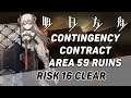 [ Arknights ] (First Week, No FEater) CC Beta Area 59 Ruins - Risk 16 Clear: June 12, 2020