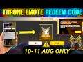 Free Fire Redeem Code Today 12 August | 12 August New Redeem Code Free Fire | FF Redeem Code Today