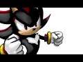 How to draw sonic: (Shadow) From sketch to painting: #SONICHARDCORECREW
