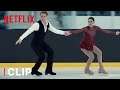 Kat & Justin's Short Program Ice Skating Routine | Spinning Out | Netflix