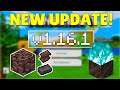 MCPE 1.16.1 UPDATE RELEASED! Minecraft Pocket Edition NETHERITE Fixed!