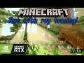 MINECRAFT but with RTX on! Hard-core Survival