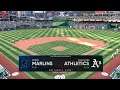 MLB The Show 21 (XBOX One)|R2G4|12. Miami Marlins vs 5. Oakland Athletics (CPU vs CPU)