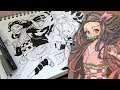 Must Protect Nezuko! + Creepy/Scary game suggestions? - Draw With Mikey 128