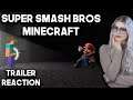 Super Smash Bros Ultimate Minecraft Steve Reveal Trailer Reaction