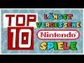 TOP 10 längst VERGESSENE Nintendo Spiele