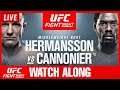 UFC Copenhagen Live Stream - Hermansson vs Cannonier - Fight Night 160 Full Show Live Reaction
