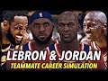 What If LeBron James & Michael Jordan Were On The SAME TEAM? | NBA 2K20 Teammates Career Simulation