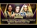WWE 2K20 : Bayley Vs Carmella Vs Naomi - SmackDown Women's Championship - WWE Super Show Down 2020