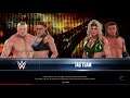 WWE 2K20 Ronda Rousey,Brock Lesnar VS Beth Phoenix,Edge Mixed Tag Match
