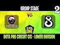ESL One DPC CIS | PuckChamp vs B8 Game 2 | Bo3 | Group Stage Lower Division | DOTA 2 LIVE