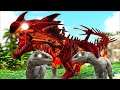 Fomos Atacados! A Red Reaper ROUBOU Meus Bebês Indominus +!(Super Mods) Dinossauros Ark Survival PVP