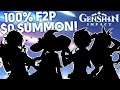 Genshin Impact (100% F2P) Spending $0 for Summons, Will I get 5 Star Hero?