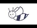 How to draw cute bee #draw #art