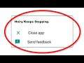 How To Fix Hairy Keeps Stopping Error Android & Ios - Fix Hairy App Not Open Problem