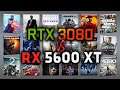 RTX 3080 vs RX 5600 XT Benchmark – 59 Tests