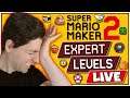 😈 EXPERT LEVELS 😈- Mario Maker 2 - LIVE STREAM