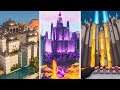 Fortnite Creative - 3 Epic Castles (Timelapse)