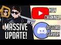 MASSIVE CHANNEL UPDATE!: New Content Style! New Channel! New Discord Server!