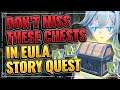 [no spoiler] ALL CHESTS IN EULA STORY QUEST! (DON'T MISS PRIMOGEMS!) Genshin Impact Eula Best Waifu