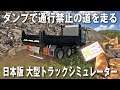 【Project Japan V1.0】日本版大型トラックシミュレーター！ダンプトラックで通行禁止の道を走った結果【アフロマスク】