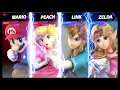 Super Smash Bros Ultimate Amiibo Fights   Request #4423 Mario & Peach vs Link & Zelda