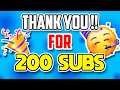 THANK YOU FOR 200 SUBS!!!