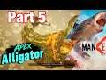 APEX ALLIGATOR VS BEAST SHARK!! - Maneater Part 5 - RobV1