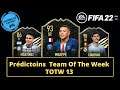 FIFA 22 Prédictions Team Of The Week 13 Lautaro Martinez , Mbappe , Courtois ( PS5 )