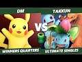 Game Underground Winners Quarters - DM (Pikachu, Pyra Mythra) Vs. Takkun (Pokemon Trainer) SSBU