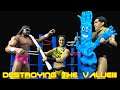 Mattel WWE WrestleMania Basics Andre & Macho Man, Elite Series Bayley (Heel) - Destroying The Value