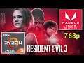 Resident Evil 3 Demo - Vega 8 1gb - Ryzen 5 2500U - 720p - 768p - Benchmark PC