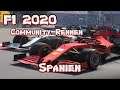 Stream-Aufzeichnung vom 21.2.2021, F1 2020-Communityrennen & Talk, Strecke: Spanien
