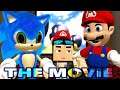 SUPER MARIO 64 vs MINECRAFT CHALLENGE! THE MOVIE! Ft. Sonic (official) Minecraft Animation Game