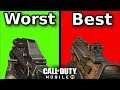 TOP 5 SMGs in Call of Duty Mobile | RANKED BEST to WORST SMGs in Call of Duty Mobile