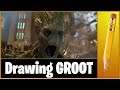 Drawing Groot -
