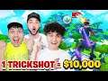 "First to Hit a Trickshot Wins $10,000" (FaZe Vs Ali A)