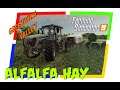 Harvesting and Baling Alfalfa Hay on Greenwich Valley Farming Simulator 19