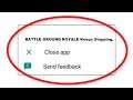 How To Fix BATTLE GROUND ROYALE Apps Keeps Stopping Error Android & Ios