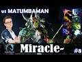 Miracle - Medusa MID | vs MATUMBAMAN (Dazzle) | Dota 2 Pro MMR Gameplay #8