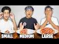 Small Medium Or Large Food Plate Challenge | Last To Stay Wins 1 Lakh Rupees 😍 - Garena Free Fire