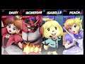 Super Smash Bros Ultimate Amiibo Fights  – Request #18436 Daisy & Incineroar vs Isabelle & Peach