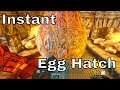 Instant Egg Hatch Command in ark.