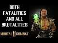 Mortal Kombat 11: Both Fatalities & ALL Brutalities for Shang Tsung (1080P/60FPS)