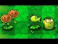 Plants vs Zombies - Twin Sunflower, Repeater, Wall Nut vs 999 Zombie